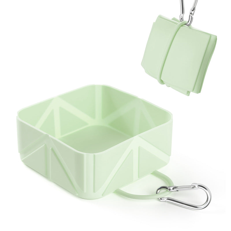 Comedero Plegable para Perros y Gatos Portátil