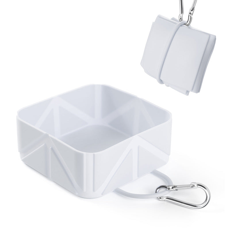 Comedero Plegable para Perros y Gatos Portátil