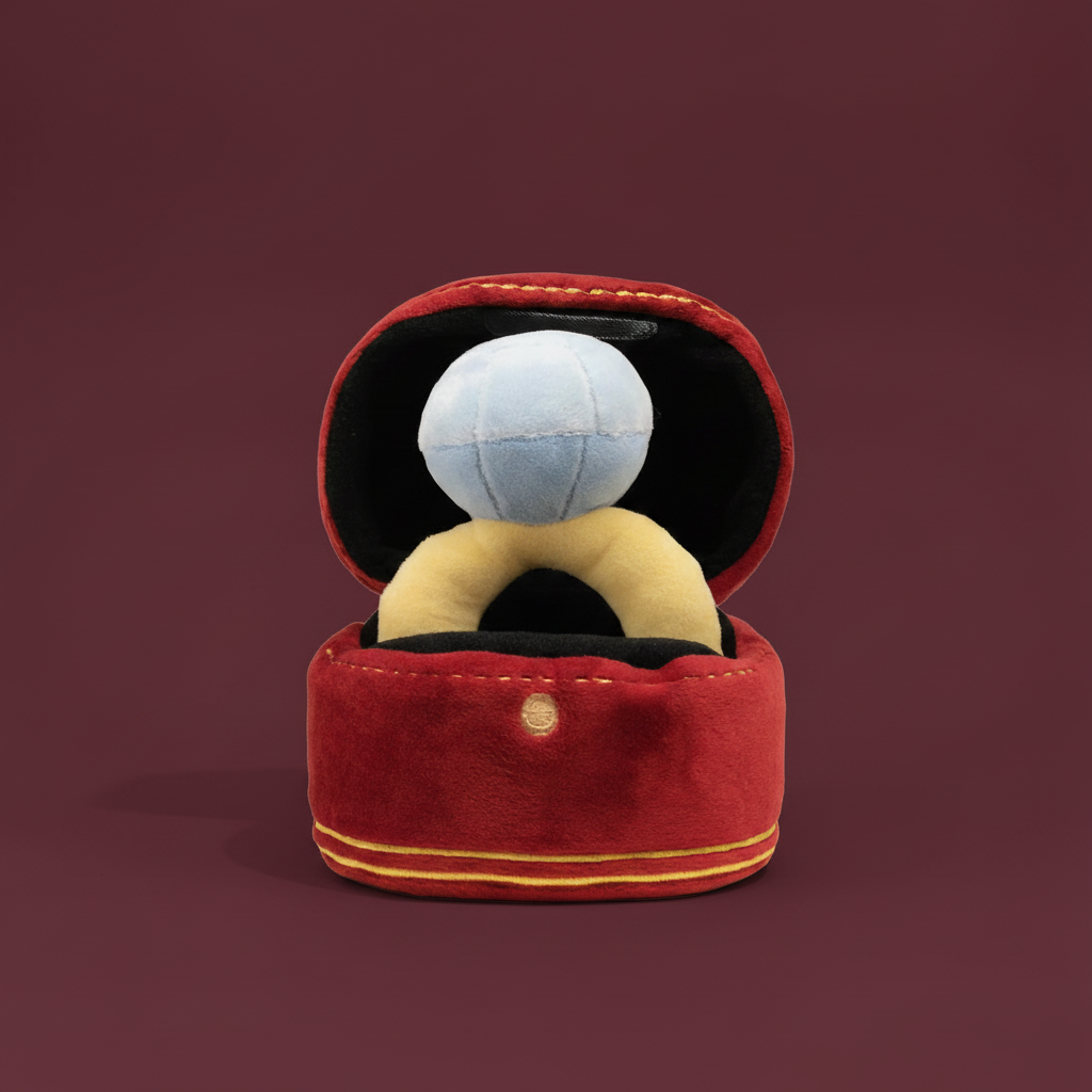 Anillo de Peluche - Fondo Vino