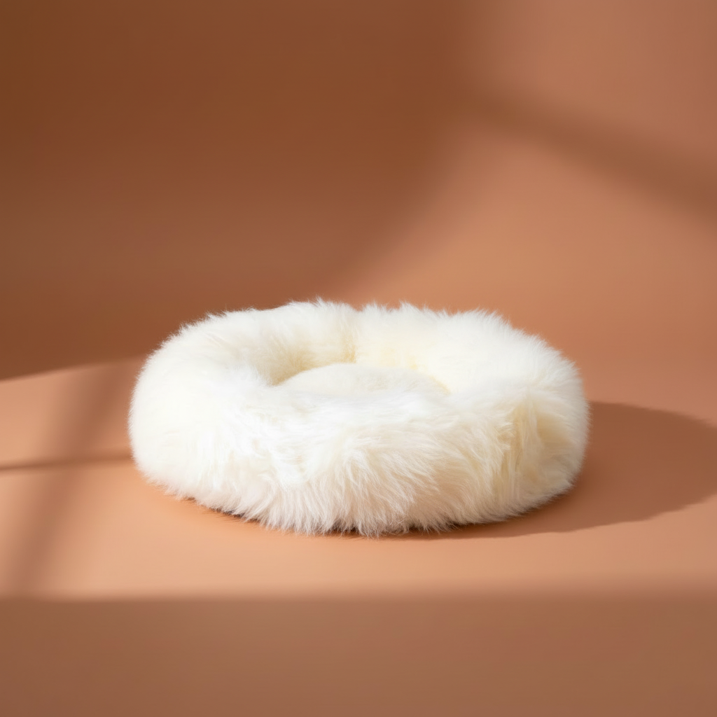 Cama Redonda de Lana - Sin gato