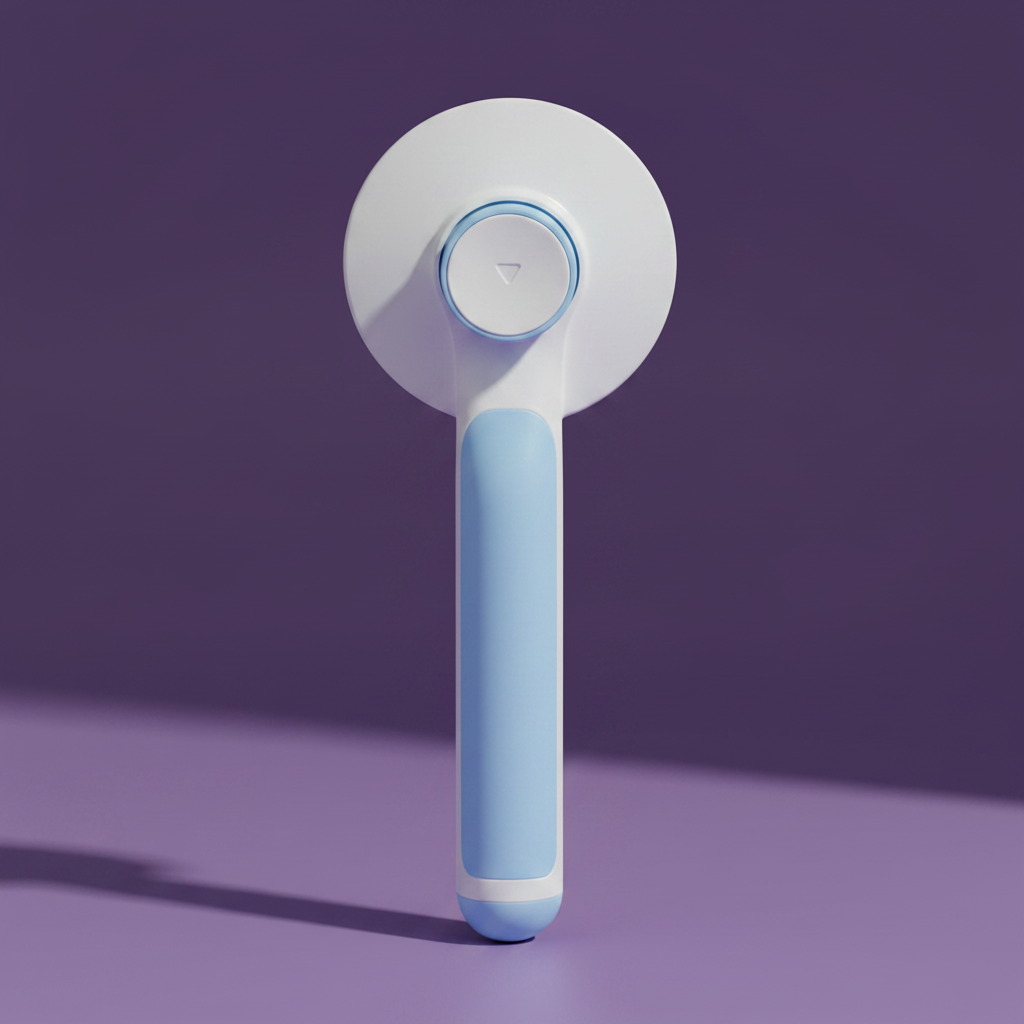 Cepillo Azul - Fondo Morado