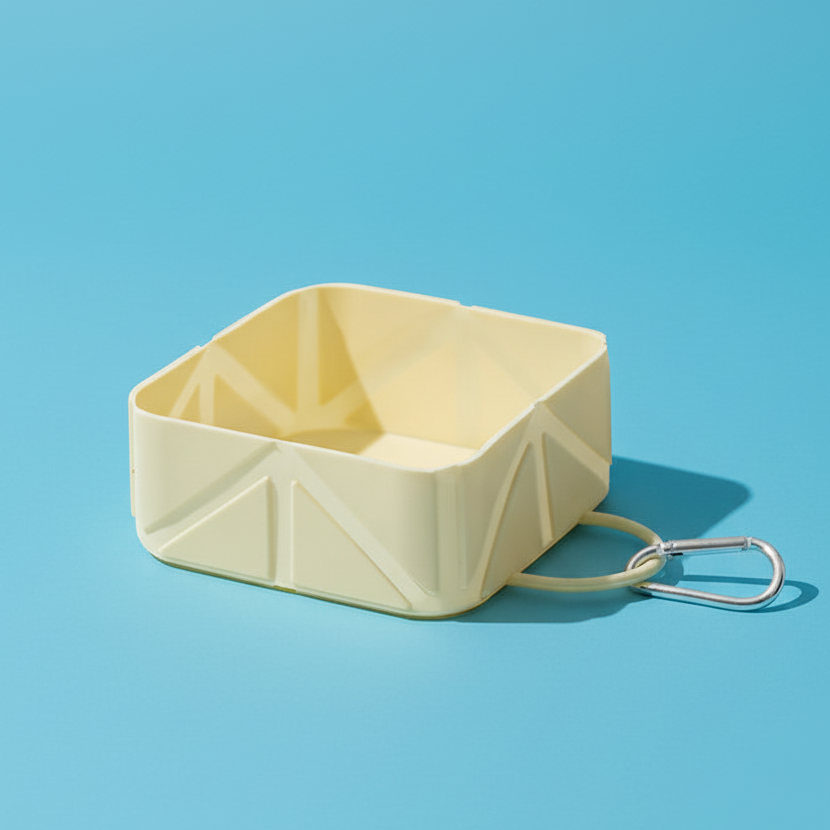 Comedero Plegable para Perros y Gatos Portátil