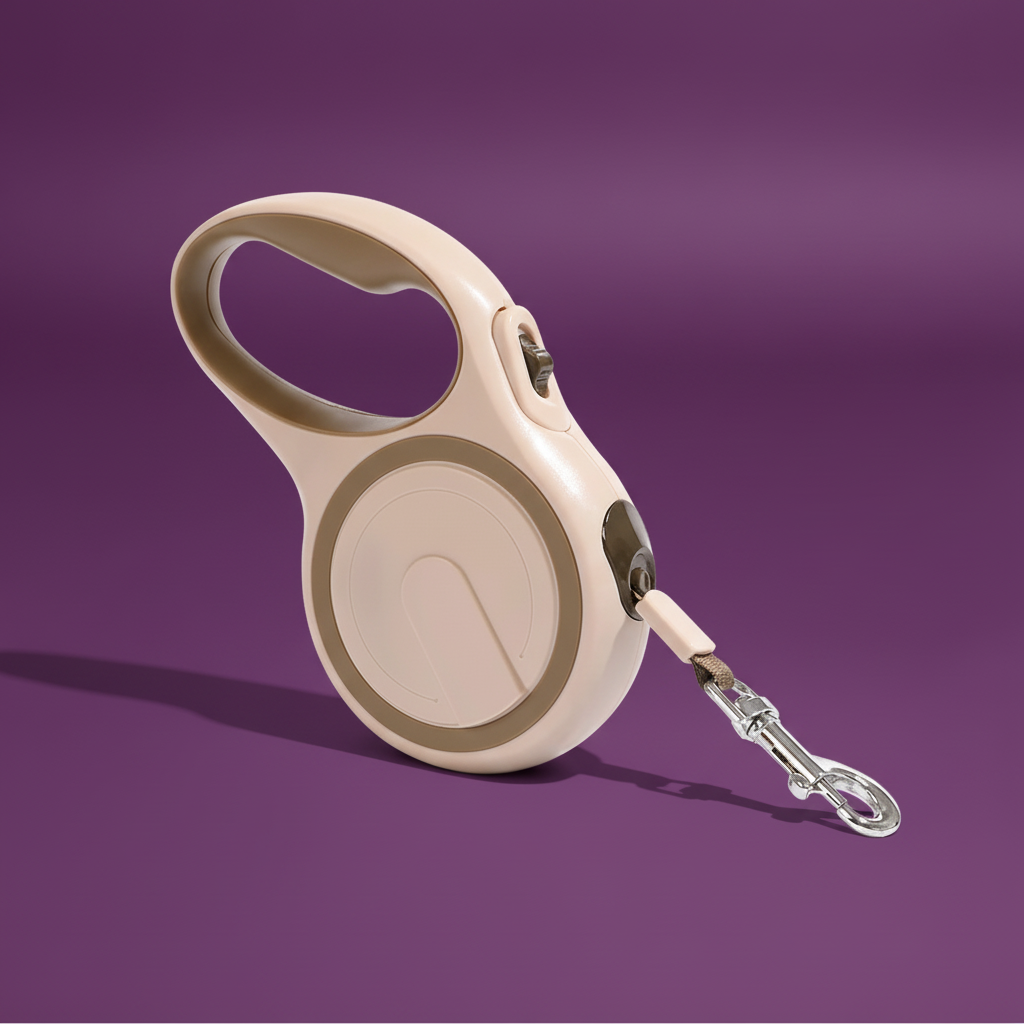 Correa Retráctil - Fondo Morado