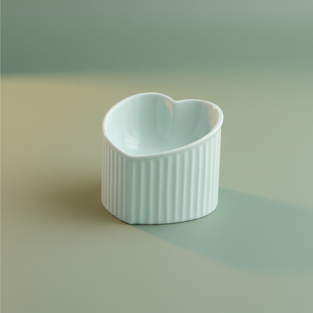 Cuenco de Cerámica Inclinado para Gatos