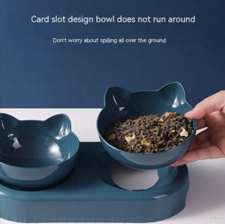 Comedero Antivuelco para Gatos