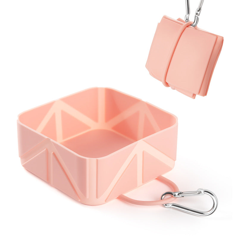 Comedero Plegable para Perros y Gatos Portátil