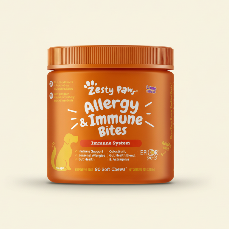 Zesty Paws Dog Allergy Relief - Lamb 90ct